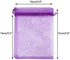 G2PLUS Purple Organza Bags, 4x6 in, 100PCS Drawstring Jewelry Pouches for Mother's Day Party Favors