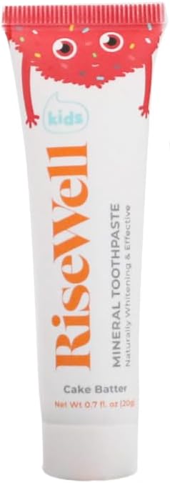 RiseWell Travel Mineral Toothpaste - TSA Approved - Natural Dental Care, SLS