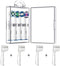 4 Packs Hygienic Protective Cover + 1 Electric Toothbrush Heads Storage Case for Oral B Toothbrush Heads