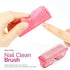 Teenitor Nail Gel Remover Tools Kit - Pink Polish Remover Clips, Cuticle Peeler, Gel Nail Brush, 115 Pack Wipe Pads