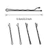 Set of 330 Pcs 2.2 Inch Black Bobby Pins, Premium Hairpins with Box for Kids, Girls and Women, All Hair Types