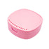 Retainer Case with Mirror and Ventilation Holes for Night Guards, Aligner Trays, Mouth Guard, Denture Case (Pink)