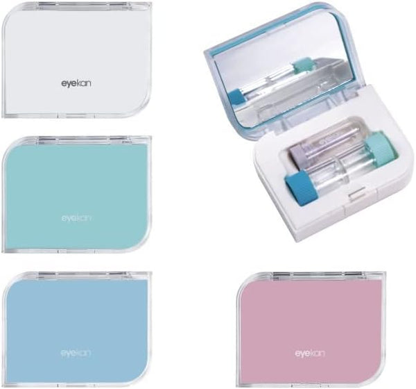 Scleral Lens Case with Remover and Inserter Kit, Portable Contact Lens Care Storage Container Box