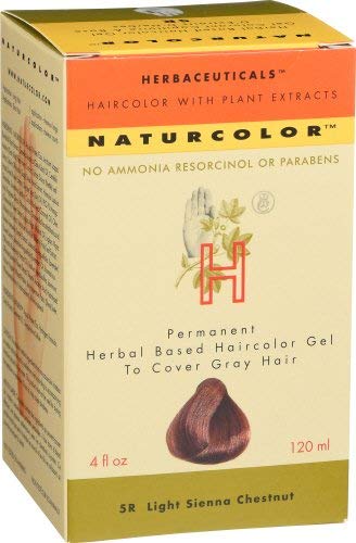 naturcolor Haircolor Hair Dye, Light Sienna Chestnut, 4 Fl Oz (5R)