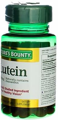 Nature's Bounty Lutein, 20 mg, 40 Softgels