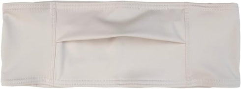 Beige Double Pocket Belt for T1D Insulin Pump, Glucose Monitor, Smartphone, Accessories, Epipen, Medical Devices (Size