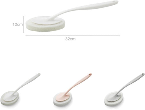 rrrrr 3 Colors Bathtub Cleaning Brush Handheld Toilet Sponge Brushes Floor Ceramic Tile Cleaner Bathroom Brush