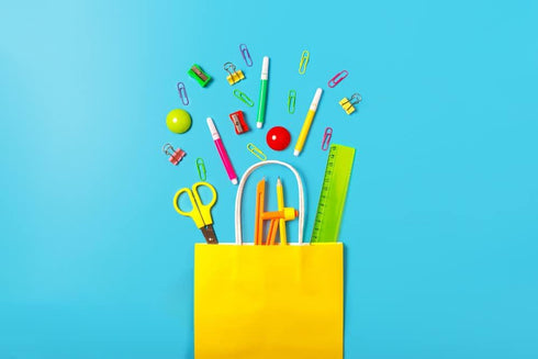 Gift Kraft Paper Bag by ysmile, 12 ct with Handle for Birthday Party Favor, 8.2x5.9x3.1 - Yellow