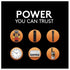 CopperTop Alkaline Batteries, 9V, 4 Pack