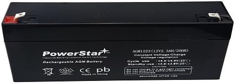 PowerStar 12V 2.3Ah CA1223 Casil DSC Alexor System Replacement Sealed Battery