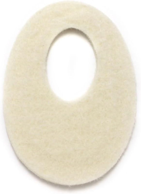 YJ9-7066, 1/8" (25 Pack) Dr. Jill's Foot Pads, Latex Free, Oval Callus Pad Felt Lesion Pad