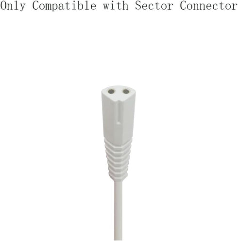 Charger for Waterpik Water Sector Connector Flosser Power Cord Adapter, 5.9Ft (Not fit 2 Prong Connector Series)