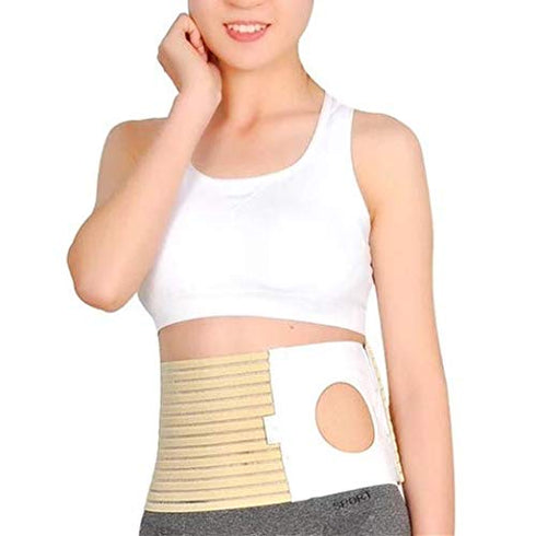Ostomy Belt Colostomy Belt (Hole 3.14") Medical Stoma Support with Compression Support (XL: 45.28''-49.21'')