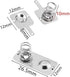 10Pairs Battery Springs AA Battery Negative to Positive Conversion Spring Contact Nickle Plated 12x12mm and 12x26.5mm