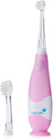 brush-baby BabySonic Infant and Toddler Electric Toothbrush - Ages 0-3 Years, Smart LED Timer and Gentle Vibration,