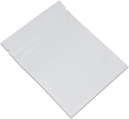 FERENLI 100 Pcs Mylar Food Storage Bag, Zipper Lock Matte Aluminum Foil Airtight Bag with Front Window
