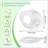 Heel Donut Cushions, Heel Cups, Silicon Insoles, One Size Fits All - 1 Pair