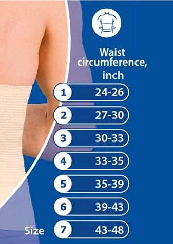 Vitaly (#6 39-43 inch (99-109 cm)) Wool Medical Warming Belt Relieves Back Pain. Lumbar Heating Belt with Optimal
