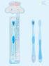 Individually Packaged Cute Toothbrush Set, Compact Head (Sky Blue, 3 Count)