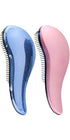WYNK Hair Brush Detangler for Adults & Kids, Detangling Comb for Natural/Wavy/Curly Hair (2 Pack Blue Drops & Gradient