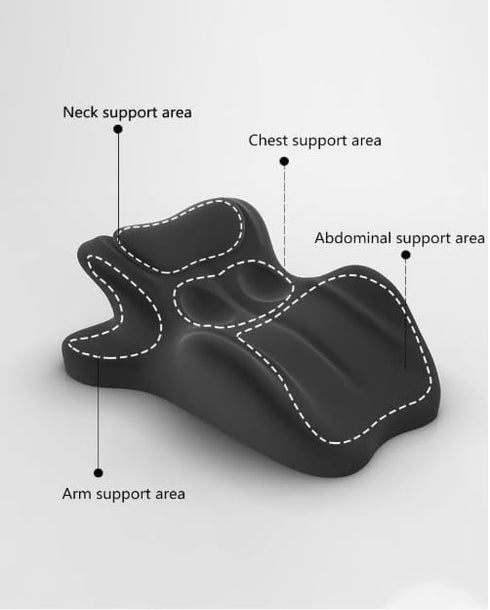 Luvnook 27 Ergonomic Memory Foam Wedge Pillow for Couples Angled Intimacy Support, Multi-Position Pillow for Adults