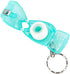 20Pcs Portable Dental Floss Key Chain, Tooth Shaped Flat-Line Design Cleaning Oral Care Hygiene 15M Length