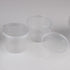 WARMBUY 1-Ounce Plastic Disposable Cups with Attached Lids for Sauces, 100 Counts