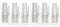 Nispira Custom Tube Adapter for Z1 Z2 Travel CPAP Machine, Pack of 6