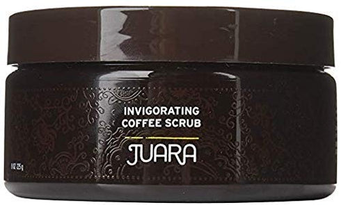JUARA Invigorating Coffee Scrub - Hydrating Polish, Chocolate Espresso Scent, 8 oz, Cruelty Free