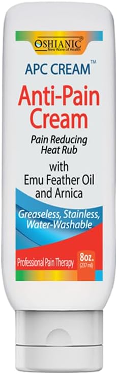 Oshianic APC Pain Cream with Emu Oil and Arnica, Soothes Discomfort in Body