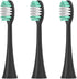 Replacement Toothbrush Heads for AquaSonic Black Series, Vibe Series, Pro Duo Series, Pack of 12, Black