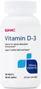 GNC Vitamin D-3 5000IU for Immune Support and Bone Health