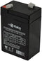 6V 4.5Ah Sealed Lead Acid Replacement Battery, RG0645T1 (1 Pack)