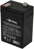 6V 4.5Ah Sealed Lead Acid Replacement Battery, RG0645T1 (1 Pack)