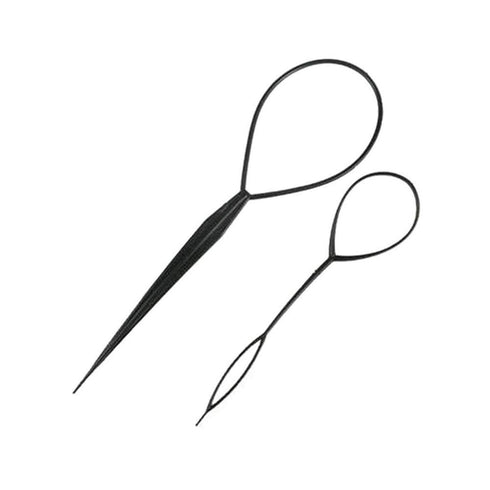 Plastic Magic Hair Braid Ponytail Maker Clip Tool, Simple DIY Hair Loop Accessories Kit