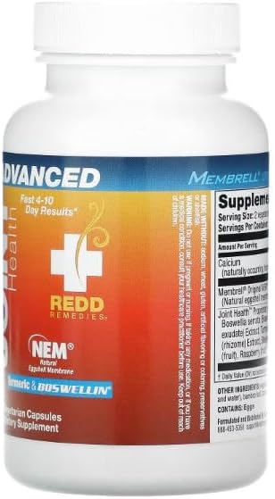 Redd Remedies Curcumin T4, Turmeric Support for Joint Health, 60 Capsules