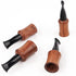 MUXIANG 4 (4 Set) Cigar Mouthpiece Holder Sizes for Men and Women Wood Cigar Holder Size