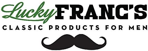 Lucky Franc's Beard Grooming Kit with Japanese Scissors & Handmade Mini Combs for Men, Mustache Trimming