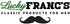 Lucky Franc's Beard Grooming Kit with Japanese Scissors & Handmade Mini Combs for Men, Mustache Trimming