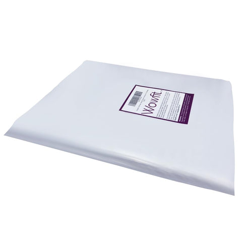 Wowfit 100 CT Clear Plastic Flat Open Poly Bags 18x24 inches 1.1 Mil for Bread, Dough, Storage, Packaging
