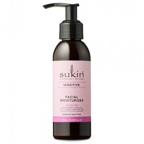Sukin Sensitive Skin Facial Moisturizer, 4.23 Ounces