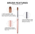 KADS 100% Kolinsky Sable Acrylic Nail Brush, Round Head Crimped Manicure Tool (12#)