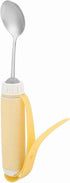 Oumefar Easy Grip Eating Aids Spoon, Disabled Utensil Stainless Steel Fork Arthritis Elder Aid Tablewares Flexible