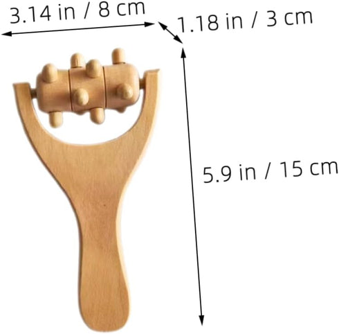 Set 8 of Wooden Massage Tools for Comprehensive Body Relief