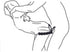 HAOSOAH 2-in-1 5.12 Inch 2.3 oz Dual Cock Ring with Anal Plug, Silicone Design, Length, (Black)