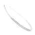 Ruihfas Silver/Rose Gold Tone Double Rows Crystal Rhinestones Headbands for Women, Wedding Party Hair Hoop