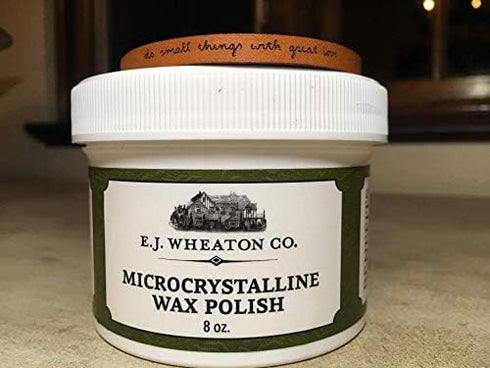 E.J. Wheaton Microcrystalline Wax Polish, Preserves and Protects Metal, Leather, Wood Surfaces