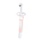 MAM Training Toothbrush for Babies, 1 Baby's Brush with Safety Shield, Interactive App, for Girls 5+ Months, Pink