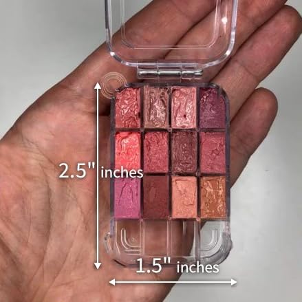 Bella 16 Sections Small Empty Lipstick Palette - Depotting Makeup Container for Organization