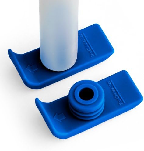 1 Pair Durable Dark Blue Ski Glides for Drive Walkers